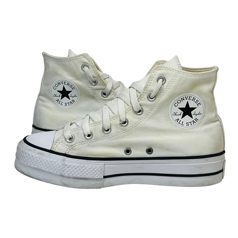 Converse Chuck Taylor All Star Lift Women 8 White Platform High Top 560846F‎